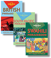 Lonely Planet phrasebooks