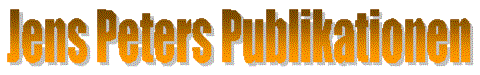 Jens Peters Publikationen